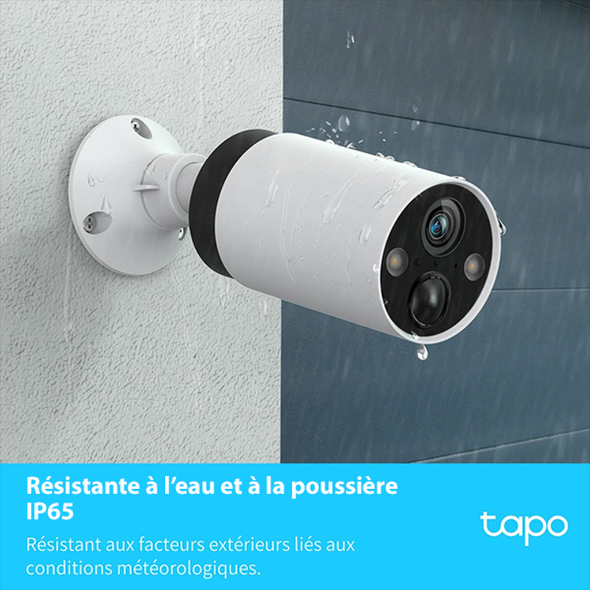 Tapo C420S2 – Pack de 2 caméras extérieur sans fil avec batterie (180JRS)