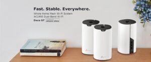 TP-Link Deco S7 (3 Pack) – WiFi Mesh AC1900 Haut Débit
