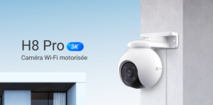 Caméra EZVIZ H8 Pro 3K Wi-Fi motorisée avec IA