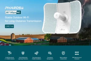 TP-Link CPE710 5 GHz 867 Mbps – Antenne WiFi 23 dBi