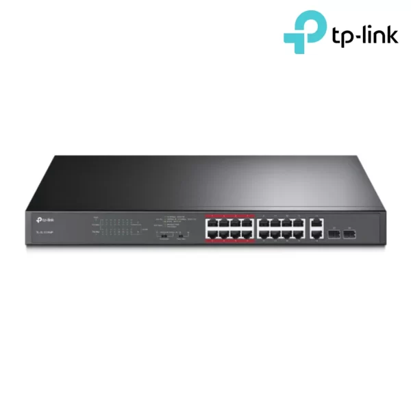 TL-SL1218MP – Switch non administrable PoE+ 16 ports pour vidéosurveillance