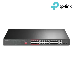 TL-SL1226P – Switch non administrable 24 ports PoE+ 10/100 Mbps + 2 ports Gigabit