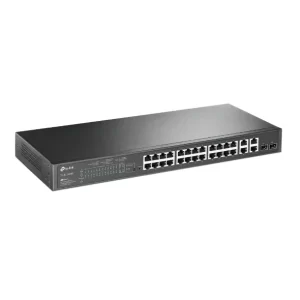 TL-SL2428P – Smart Switch JetStream 24 ports 10/100 Mbps + 4 ports Gigabit avec 24 ports PoE+