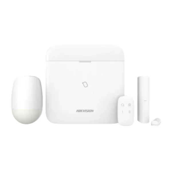 Hikvision DS-PWA64-Kit-WB Maroc – Kit alarme sans fil AX PRO 64 zones avec détecteur PIR