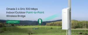 TP-Link EAP100-Bridge KIT Maroc pont WiFi extérieur 2.4 GHz 300 Mbps