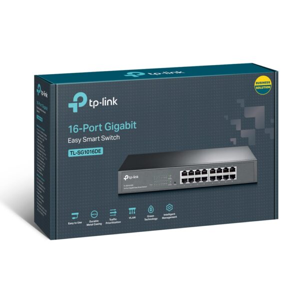 TP-Link TL-SG1016DE Maroc – Switch Gigabit Easy Smart 16 ports rackable TP-Link TL-SG1016DE Maroc – Switch Gigabit Easy Smart 16 ports rackable