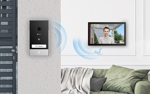 EZVIZ HP7 2-Family Kit – Kit Interphone Vidéo 2K pour 2 Familles