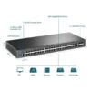 Switch TP-Link TL-SG3452X JetStream 48 Ports avec 4 SFP+ 10G Switch TP-Link TL-SG3452X JetStream 48 Ports avec 4 SFP+ 10G