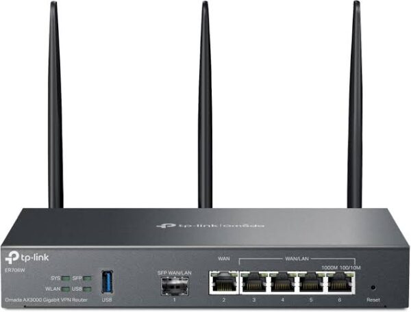 TP-Link ER706W Maroc – Omada AX3000 WiFi 6 VPN Gateway Multi-WAN TP-Link ER706W Maroc – Omada AX3000 WiFi 6 VPN Gateway Multi-WAN