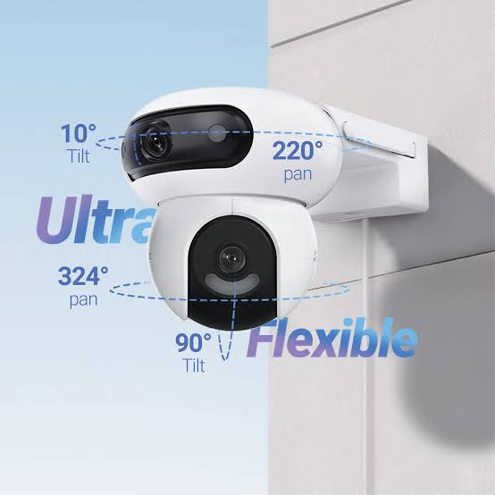 EZVIZ H90 Dual Maroc – Caméra WiFi Extérieure Double Objectif 2K+