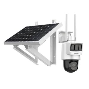 Hikvision DS-2DE2C400IWG-K/4G/C05S10 Maroc – Caméra solaire PT 4MP 4G LTE avec détection PIR et radar