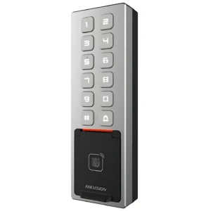 Hikvision DS-K1T805MBFWX Maroc terminal de contrôle d’accès biométrique avec lecteur d’empreintes, carte M1, WiFi et Bluetooth
