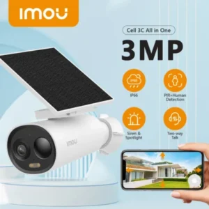IMOU Cell 3C Maroc caméra de surveillance extérieure WiFi 2K 3MP sur batterie rechargeable avec option panneau solaire IMOU Cell 3C Maroc caméra de surveillance extérieure WiFi 2K 3MP sur batterie rechargeable avec option panneau solaire