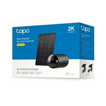 TP-Link Tapo C411 KIT Maroc – Caméra WiFi Extérieure 2K 3MP avec Panneau Solaire